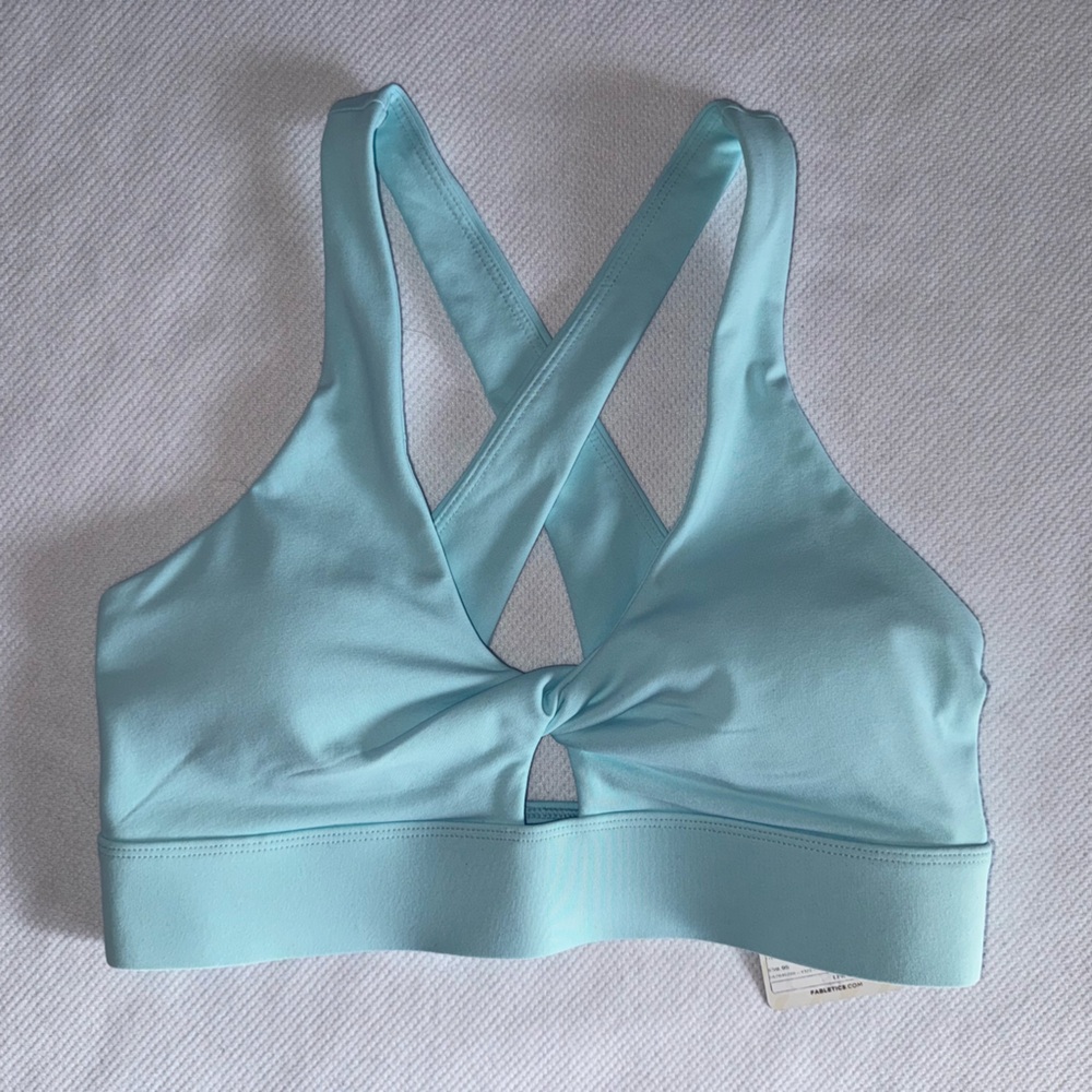 Fabletics Light Blue Sports Bra